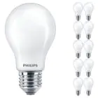Flerpack 10x Philips MASTER Value LED Lampa E27 Päron Matt 3.4W 470lm - 927 Extra Varm Vit | Bästa färgåtergivning - Dimbar - Ersättare 40W
