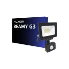 Noxion LED Strålkastare Beamy G3.1 Svart 20W 2200lm 100D - 840 Kallvit | IP44 - Rörelse- och Ljussensor - Symmetrisk 