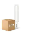 Flerpack 10x Philips Corepro PL-L LED 8W 960lm - 830 Varm Vit | 4-Stift - Ersättare 18W