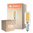 Flerpack 10x Ledvance Special LED E14 Rör one-handed Filament Klar 4.2W 470lm - 827 Extra Varm Vit | Ersättare 40W