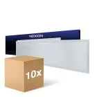 Flerpack 10x Noxion LED Panel Ecowhite V4.0 28W 3360lm - 830-840-865 CCT | 120x30cm - UGR 