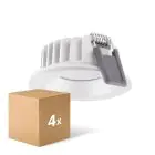 Flerpack 4x Ledvance LED Spot Air Fix Aluminium Vit 6W 570lm 36D - 940 Kallvit | Utskärning   68mm - IP65 - Bästa färgåtergivning - Dimbar