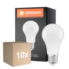 Flerpack 10x Ledvance Classic LED E27 Päron Matt 8.5W 806lm - 827 Extra Varm Vit | Ersättare 60W