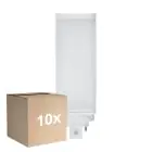 Flerpack 10x Ledvance Dulux-TE LED 10W 1100lm - 840 Kallvit | 4-Stift - Ersättare 26W