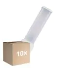 Flerpack 10x Osram Dulux-D LED 5W 600lm - 840 Kallvit | 2-Stift - Ersättare 10W