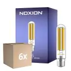 Flerpack 6x Noxion LED HID Ersättare SON-T/NAV-T Rörformad Filament E40 38W 7500lm - 740 Kallvit | Ersättare 125W