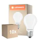 Flerpack 10x Ledvance Classic LED E27 Päron Matt 5.9W 806lm - 827 Extra Varm Vit | Dimbar | mable - Ersättare 60W