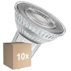 Flerpack 10x Ledvance LED Spot GU10 PAR16 6.1W 575lm 60D - 930 Varm Vit | Bästa Färgåtergivning - Dimbar - Ersättare 80W