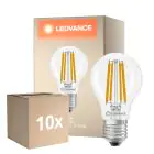 Flerpack 10x Ledvance Classic LED E27 Päron Filament Klar 11W 1521lm - 827 Extra Varm Vit | Ersättare 100W
