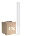 Flerpack 10x Noxion Lucent PL-L LED 11.9W 1500lm - 840 Kallvit | 4-Stift - Ersättare 24W