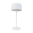 Eglo Bordslampa Roccanova Solar Stål Vit 2W 270lm - 830 Varm Vit | IP44 - Touchdimmerbar - USB-C