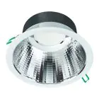 Philips LED Downlight Coreline DN142B Aluminium Vit 19.2W 2300lm 60D - 840 Kallvit | Utskärning   200mm - IP54 - UGR